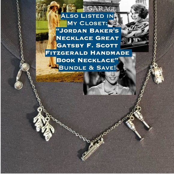 Elizabeth Bennet's Necklace Handmade Pride and Prejudice Jane Austen Charms - Picture 16 of 16